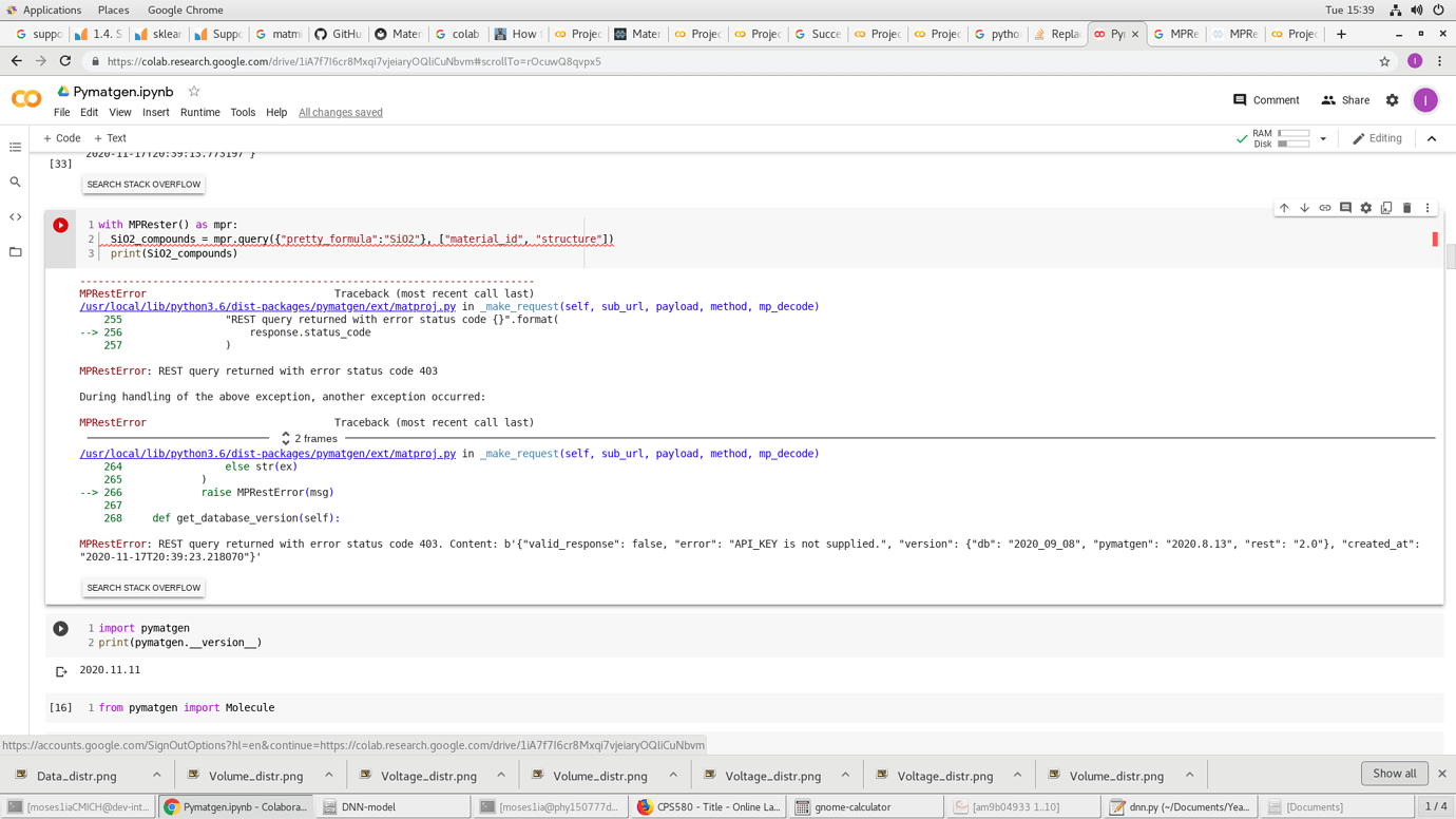 MPRester.query NOT working Materials Project Materials Science Community Discourse