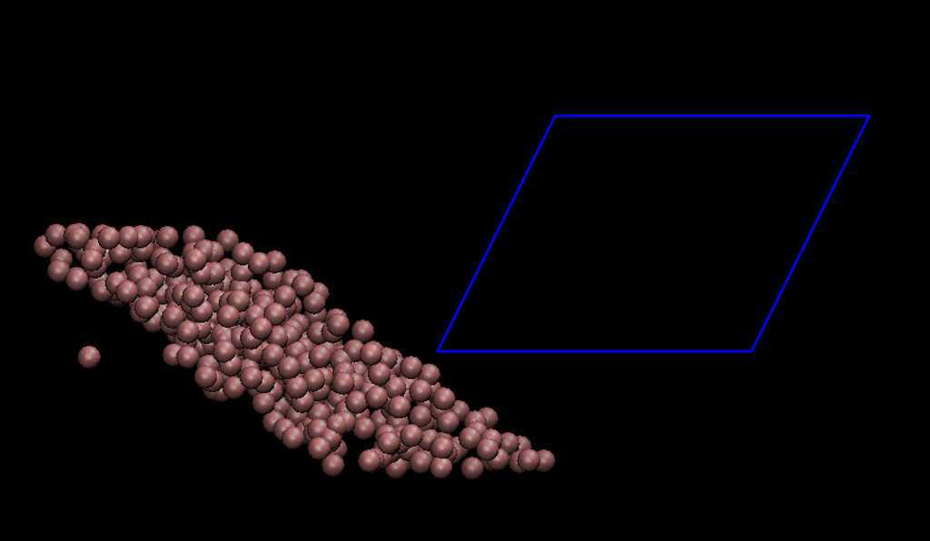 Shear motion in opposite of Box deformation LAMMPS Beginners