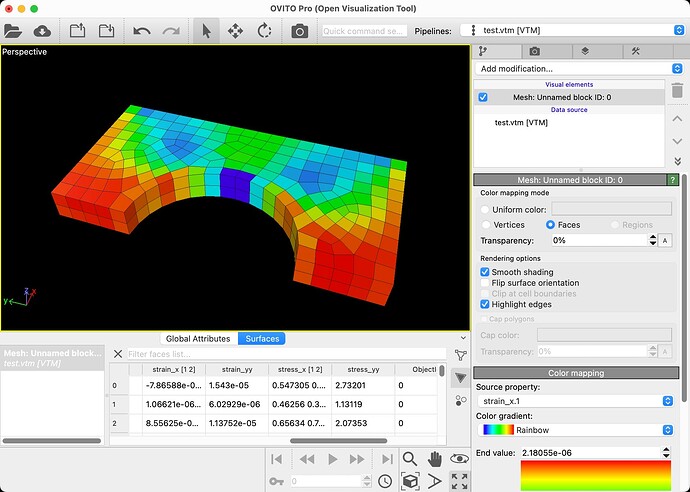 Importing FE mesh into OVITO - OVITO - Materials Science Community ...