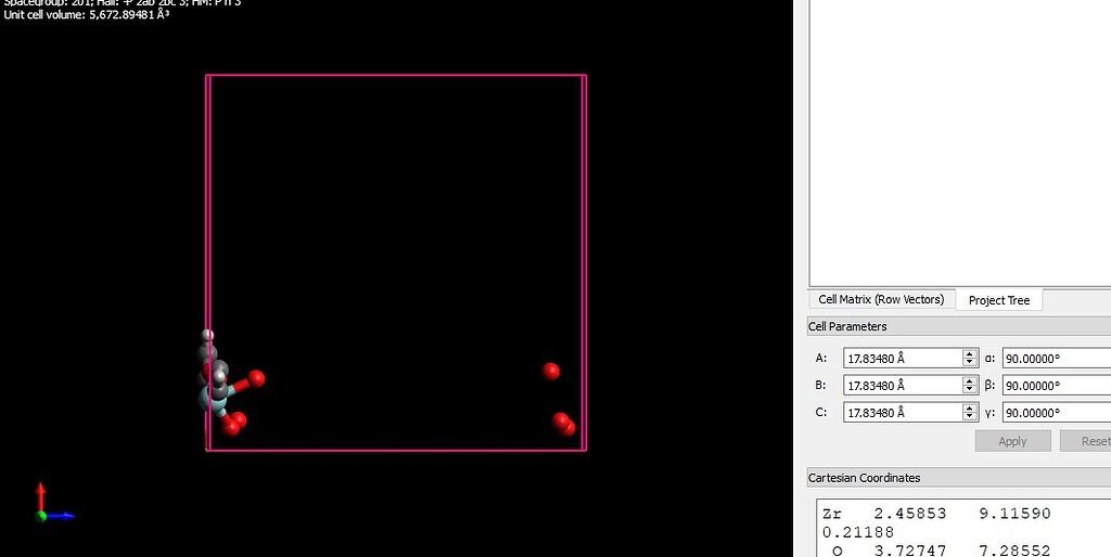 How to build a perfect MOF structure file from unit cell cif file