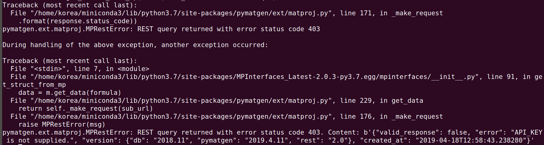 Pymatgen-MPInterface - Materials Project Data/API - Materials Science ...