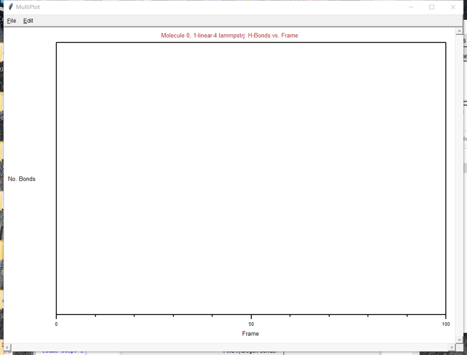 Hydrogen Bonds Analysis For LAMMPS Trajectory File In VMD Failed ...